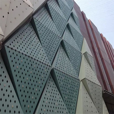 kupować 0.5mm-5.0mm Aluminium Perforated Panel dla fasady budynku mieszkalnego online manufacture