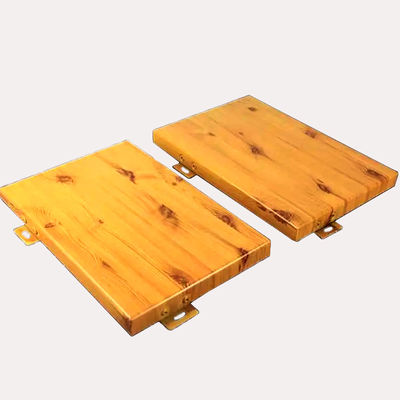 kupować 2mm-6mm Aluminiowy panel ściany drewna-jak kolor dla dekoracji zewnętrznej / wewnętrznej online manufacture