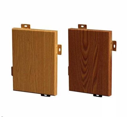 kupować Kolor drewna emulacyjny Panel aluminiowy do dekoracji ścian wewnętrznych / zewnętrznych online manufacture