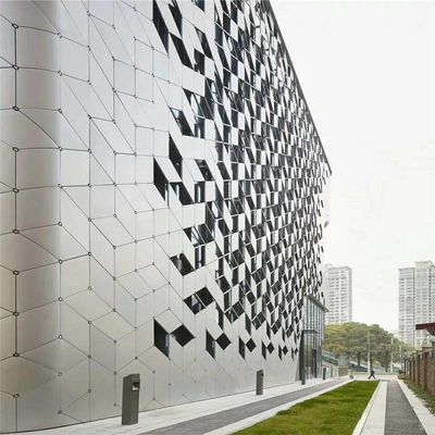 kupować Nowy projekt drewniany wygląd aluminiowy panel ścienny online manufacture