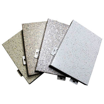 kupować Płyty ścienne z aluminium metalowego o niskiej konserwacji z sztucznymi kolorami kamienia online manufacture