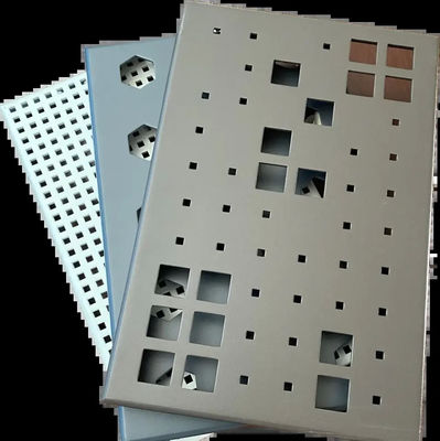 Wnętrze Perforated Aluminium Sheets 0,5 mm-10 mm grubość odporna na korozję
