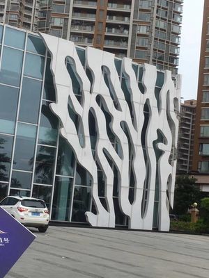 Nowe dekoracyjne komercyjne zewnętrzne Acp zewnętrzne ognioodporne Materiały elewacyjne Panel pokrycie zewnętrzne 3D aluminiowe finery