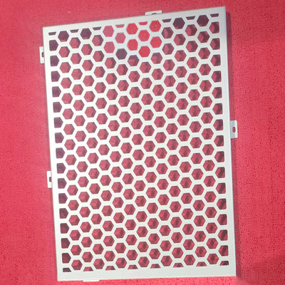 Wzorce sześciokątne, wnętrza wnętrza z aluminium, okładziny ścienne i materiał dekoracyjny