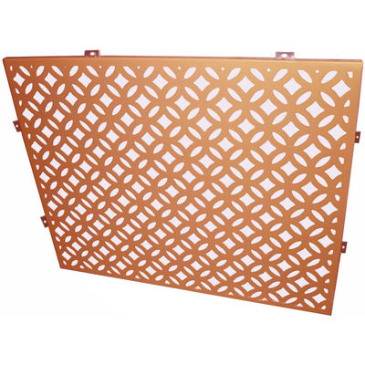 Wysokiej wytrzymałości perforowany panel aluminiowy do pokrycia ścian zasłonowych i dekoracji